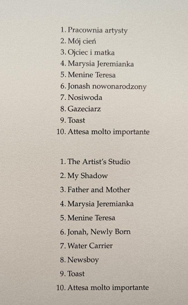 Tadeusz Kantor: rysunki / dziś są moje urodziny