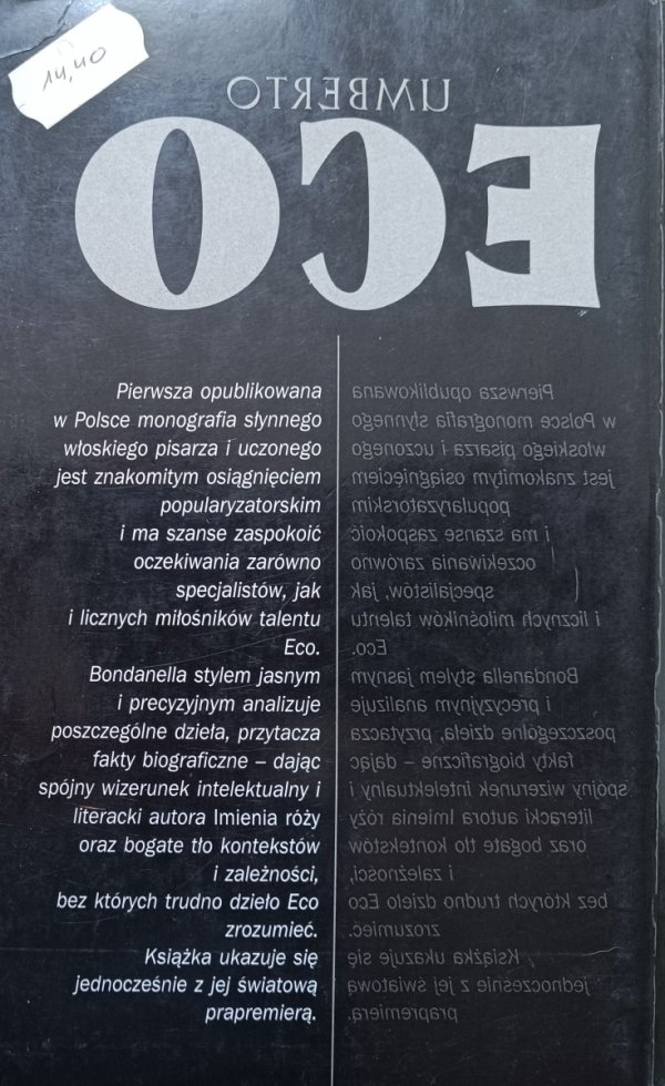 Peter Bondanella Umberto Eco
