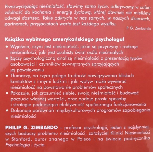 Philip G. Zimbardo Nieśmiałość