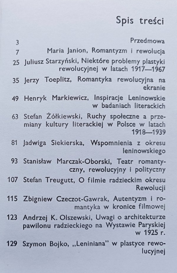 red. Zbigniew Czeczot-Gawrak Romantyka rewolucyjna w sztuce