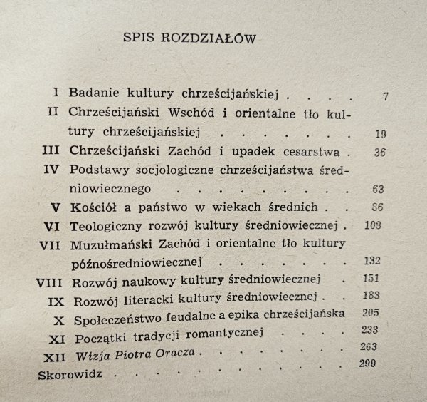 Christopher Dawson Szkice o kulturze średniowiecznej