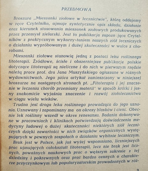 Mieszanki ziołowe w lecznictwie
