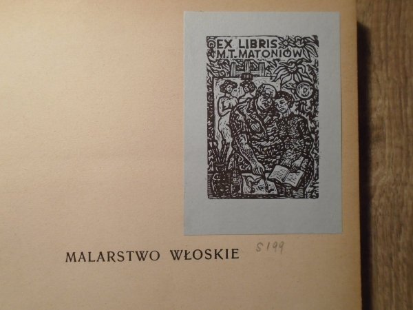 Wacław Husarski • Malarstwo włoskie. Odrodzenie [ekslibris]