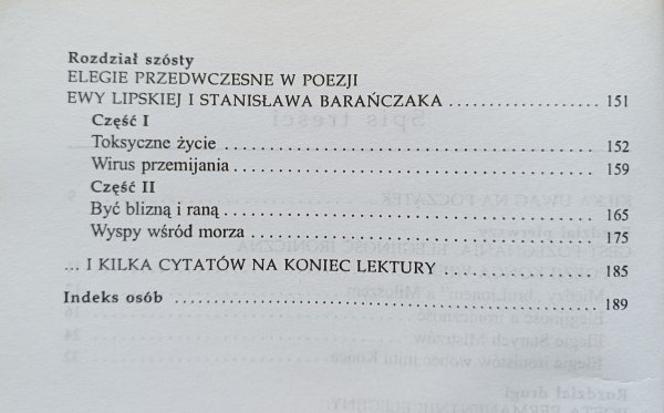 Anna Legeżyńska • Gest pożegnania [dedykacja Anny Legeżyńskiej]