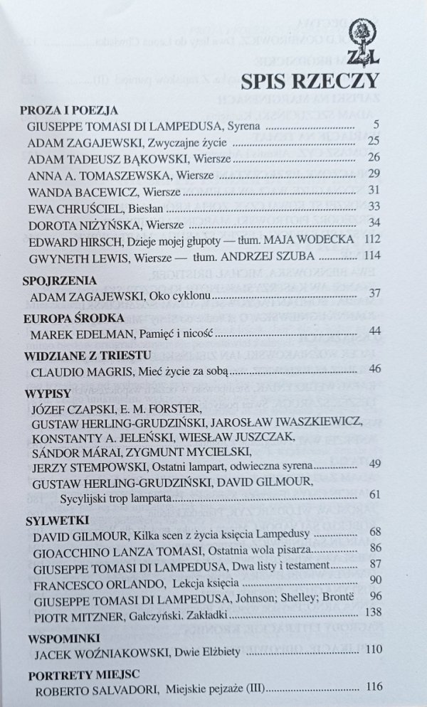 Zeszyty Literackie 91 3/2005 / Giuseppe Tomasi di Lampedusa