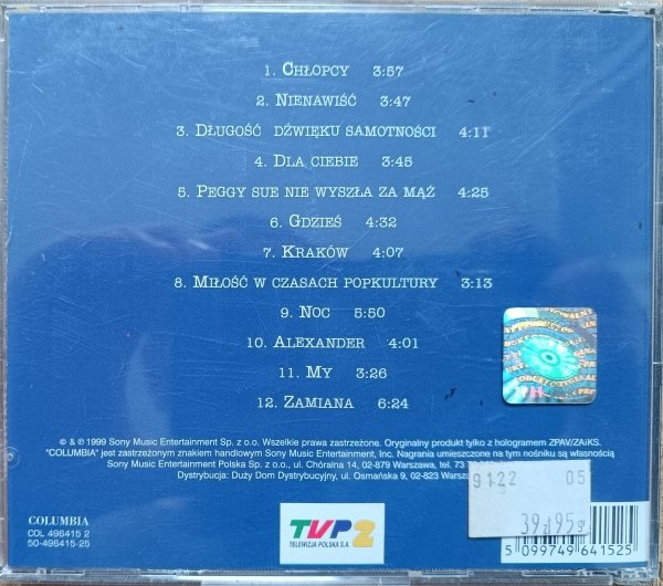 Myslovitz Miłość w czasach popkultury CD / 1999