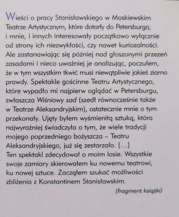 Wasilij O. Toporkow Stanisławski na próbie