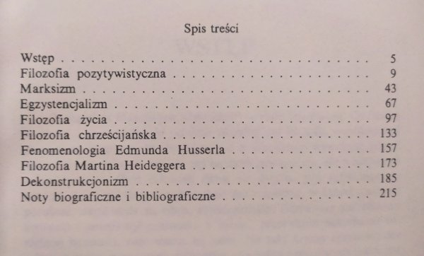 Andrzej Miś Główne nurty filozofii współczesnej