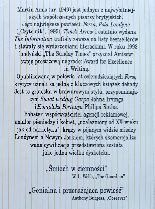 Martin Amis • Forsa