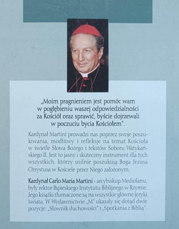Carlo Maria Martini Zrozumieć Kościół