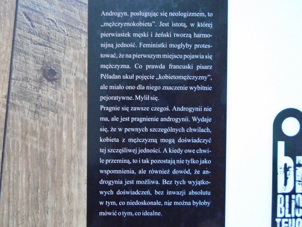 Kazimierz Mrówka • Androgyn. Rzecz o ontologii płci