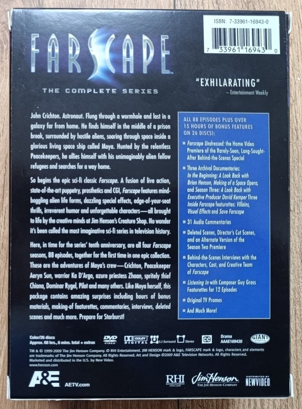 Farscape. The Complete Series DVD Box
