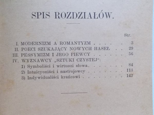 Piotr Chmielowski • Najnowsze prądy w poezyi naszej [1905]