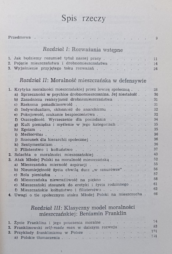 Maria Ossowska Moralność mieszczańska