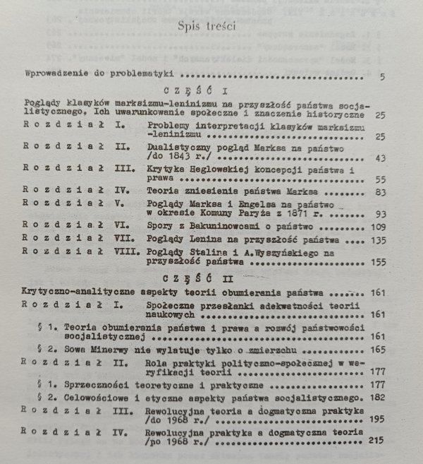 Jerzy Śmiałowski Zagadnienie przyszłości państwa w historii myśli socjalistycznej / dedykacja autorska