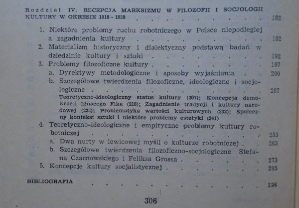 Włodzimierz Kaczocha • Inspiracje marksistowskie w filozofii kultury w Polsce do 1939 roku