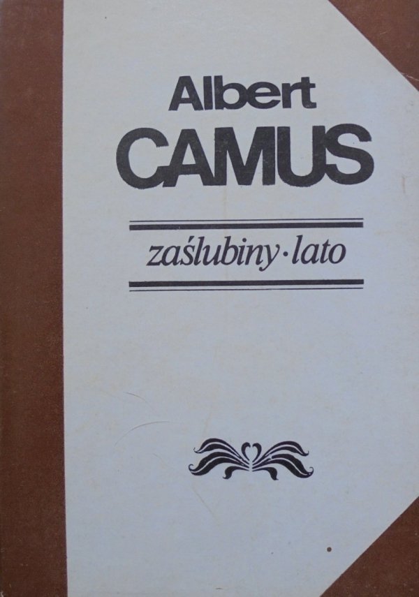 Albert Camus Zaślubiny. Lato