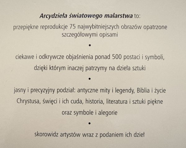 Arcydzieła światowego malarstwa. Mity. Postacie. Symbole