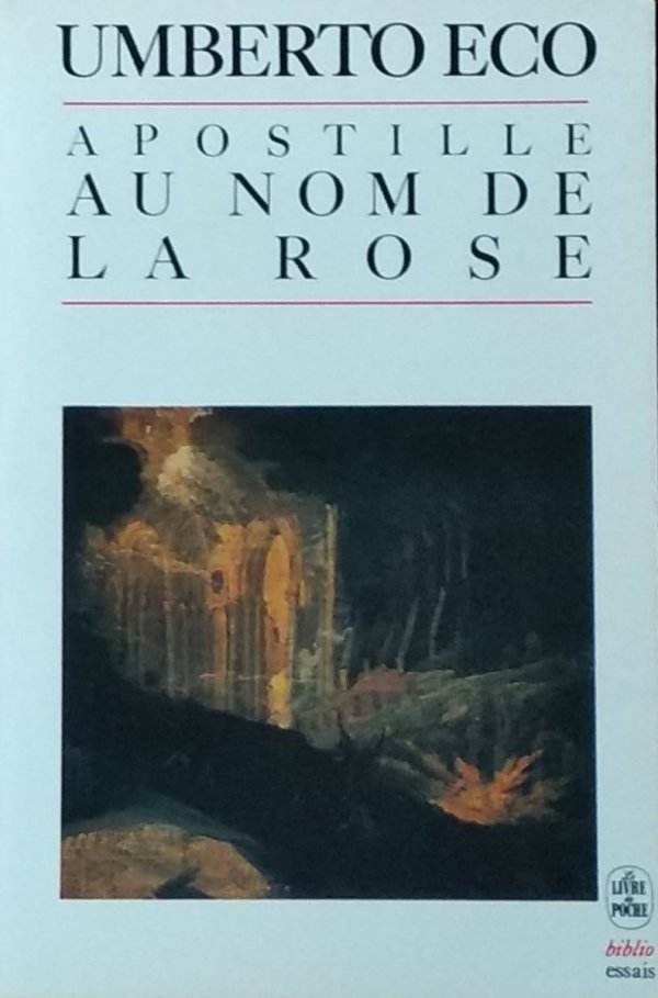 Umberto Eco • Apostille au Nom de la rose