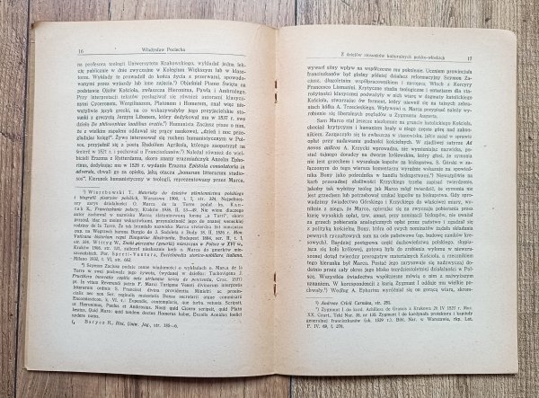 Władysław Pociecha Z dziejów stosunków kulturalnych polsko-włoskich