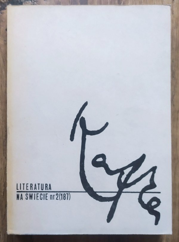 Literatura na świecie 2/1987 (187) Franz Kafka