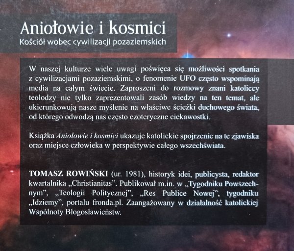 Aniołowie i kosmici. Kościół wobec cywilizacji pozaziemskich