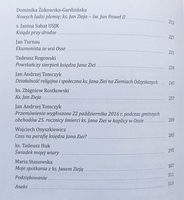 Moje imię Człowiek: ksiądz Jan Zieja