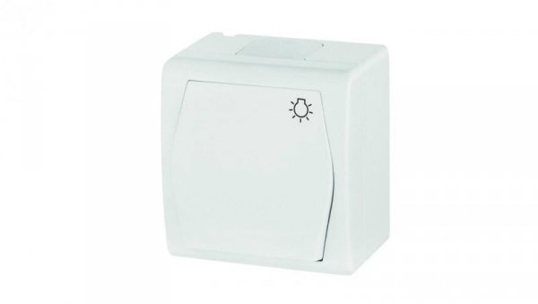 Hermes2 Przycisk hermetyczny /światło/ 10A IP44 biały 1004-00