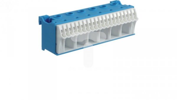 Blok samozacisków 63A QC niebieski 26 przyłączy 33x105x34mm KN26N