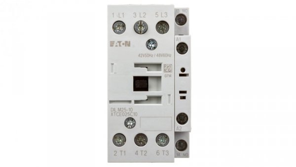 Stycznik mocy 25A 3P 42V AC 1Z 0R DILM25-10(42V50HZ,48V60HZ) 277128