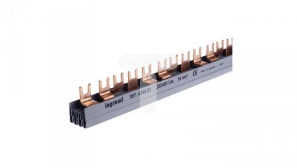 Szyna łączeniowa 4P 80A 16mm2 widełkowa (56 mod.) BI4-16-56 404920