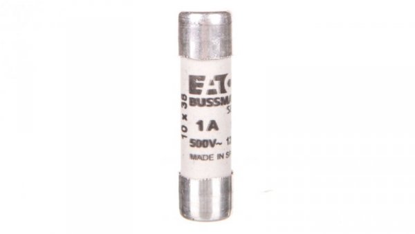 Wkładka bezpiecznikowa cylindryczna 10x38mm 1A gG 500V C10G1