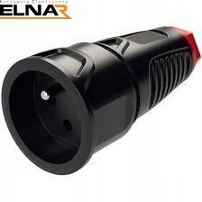 Gniazdo przenośne gumowe 16A 2P+Z 230V IP20 TAURUS2 2410-srw_b