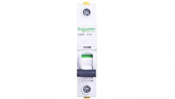 Wyłącznik nadprądowy 1P D 6A 6kA AC iC60N-D6 A9F05106