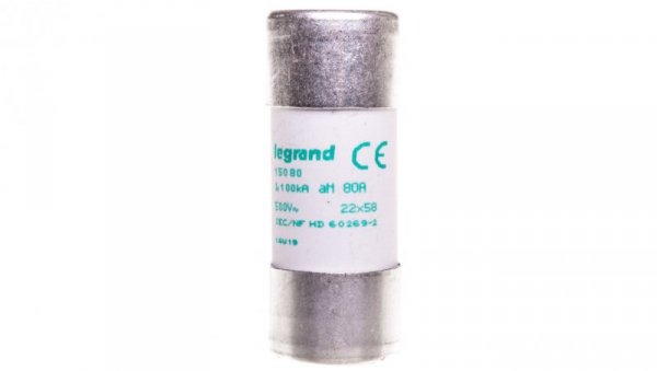 Wkładka bezpiecznikowa cylindryczna 22x58mm 80A aM HPC 015080