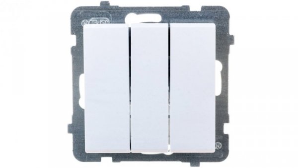 SONATA Łącznik potrójny biały ŁP-13R/m/00