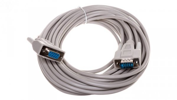 Kabel przedłużający RS232 1:1 Typ DSUB9/DSUB9, M/Ż beżowy 10m AK-610203-100-E