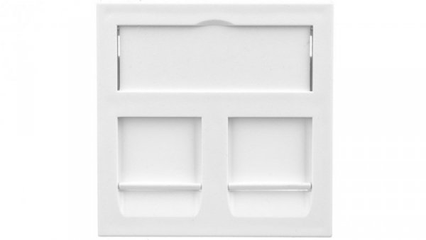 Adapter M45 dla 2xRJ45 biały DTG-2RM RW1 6119292