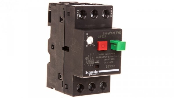 Wyłącznik silnikowy 3P 15kW 24-32A EasyTeSys Power, napęd przyciskowy, zaciski skrzynkowe GZ1E32