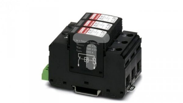 Ograniczniki przepięć Typ T2 VAL-MS 1000DC-PV/2+V-FM 2800627