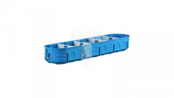 Puszka do pustych ścian 5x60mm płytka MULTIBOX niebieski P5x60K samogasnąca bezhalogenowa 32328203