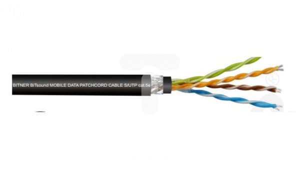 Przewód teleinformatyczny BiTsound S/UTP kat. 5e 4x2x26AWG/7 LP0900 /bębnowy/