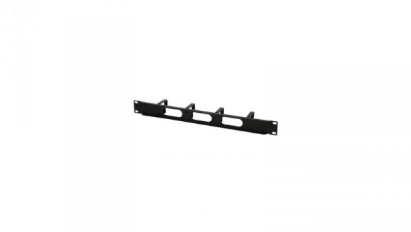 Organizer kabli 1U do szaf rack 19, 4x48mm, czarny