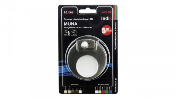 Oprawa schodowa LED Muna pt 14V DC regulowany czujnik GRF biała neutralna LED10221637