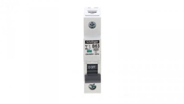 WYŁĄCZNIK NADPRĄDOWY 4,5KA 1P B 63A SCHELINGER A02-G7-1P-B63