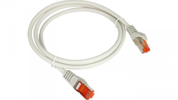 Patch-cord S/FTP kat.6A LSOH 0.25m szary KKS6ASZA0.25