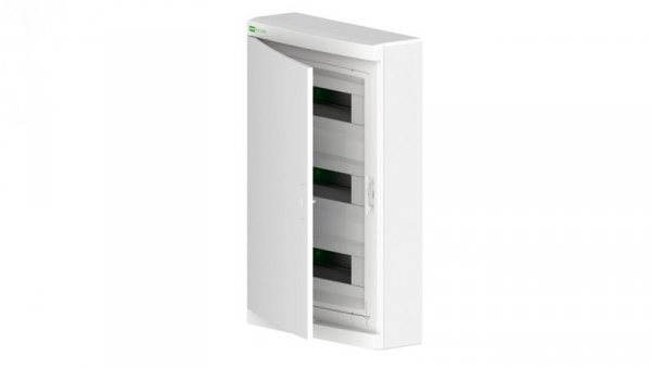 Rozdzielnica modułowa Elegant 3x12 natynkowa IP40 N+PE drzwi białe 2445-00