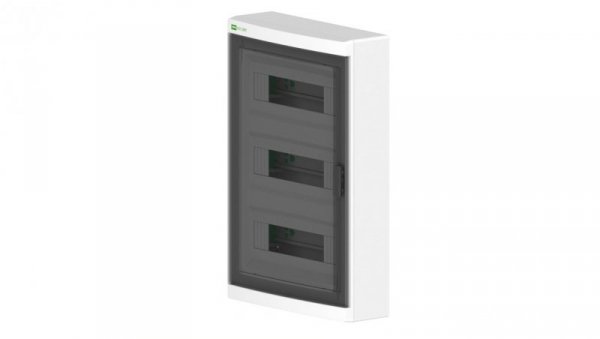 Rozdzielnica modułowa Elegant 3x12 natynkowa IP40 N+PE drzwi przezroczyste 2445-01
