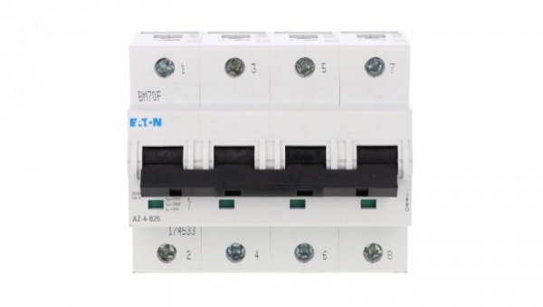 Wyłącznik nadprądowy 4P B 25A 25kA AC AZ-4-B25 174533