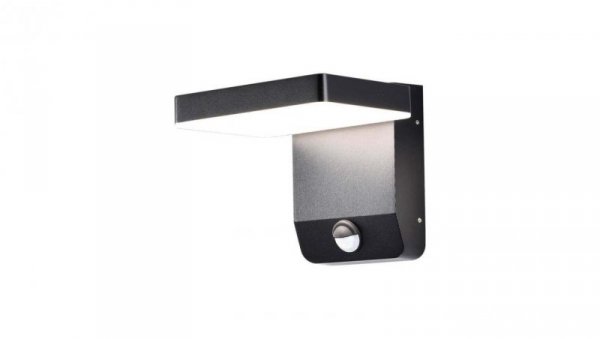 Oprawa elewacyjna LED 17W 2520lm 3000K czujnik regulowana Czarny kwadrat 2948